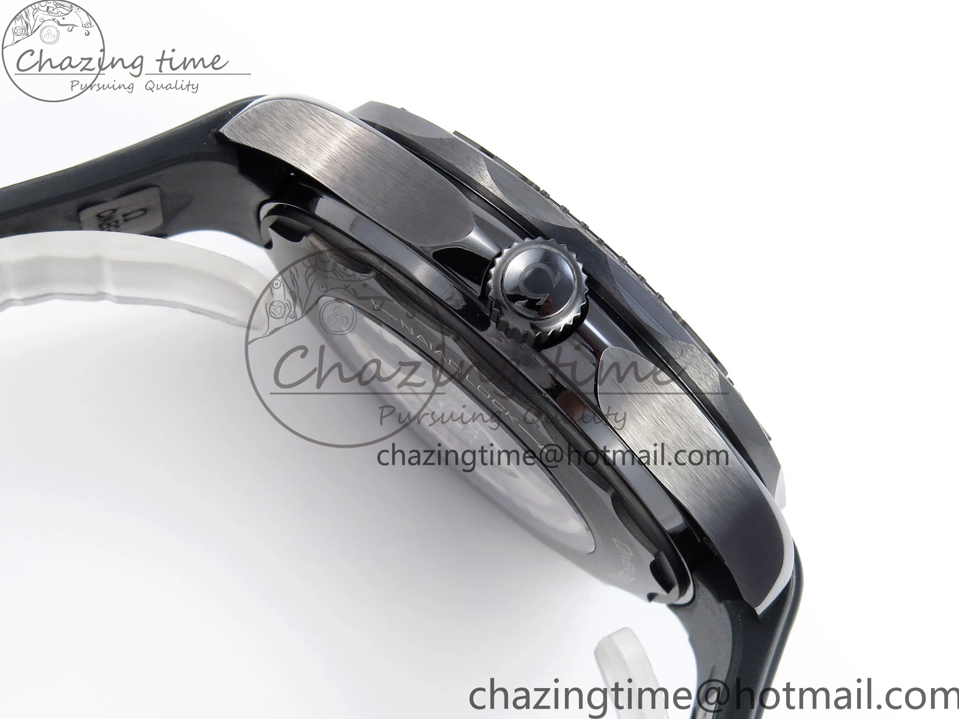 0316 SEAMASTER 300M 43.5MM BLACK CERAMIC VSF 1:1 BEST EDITION BLACK DIAL ON BLACK RUBBER STRAP A FashionForward 7766